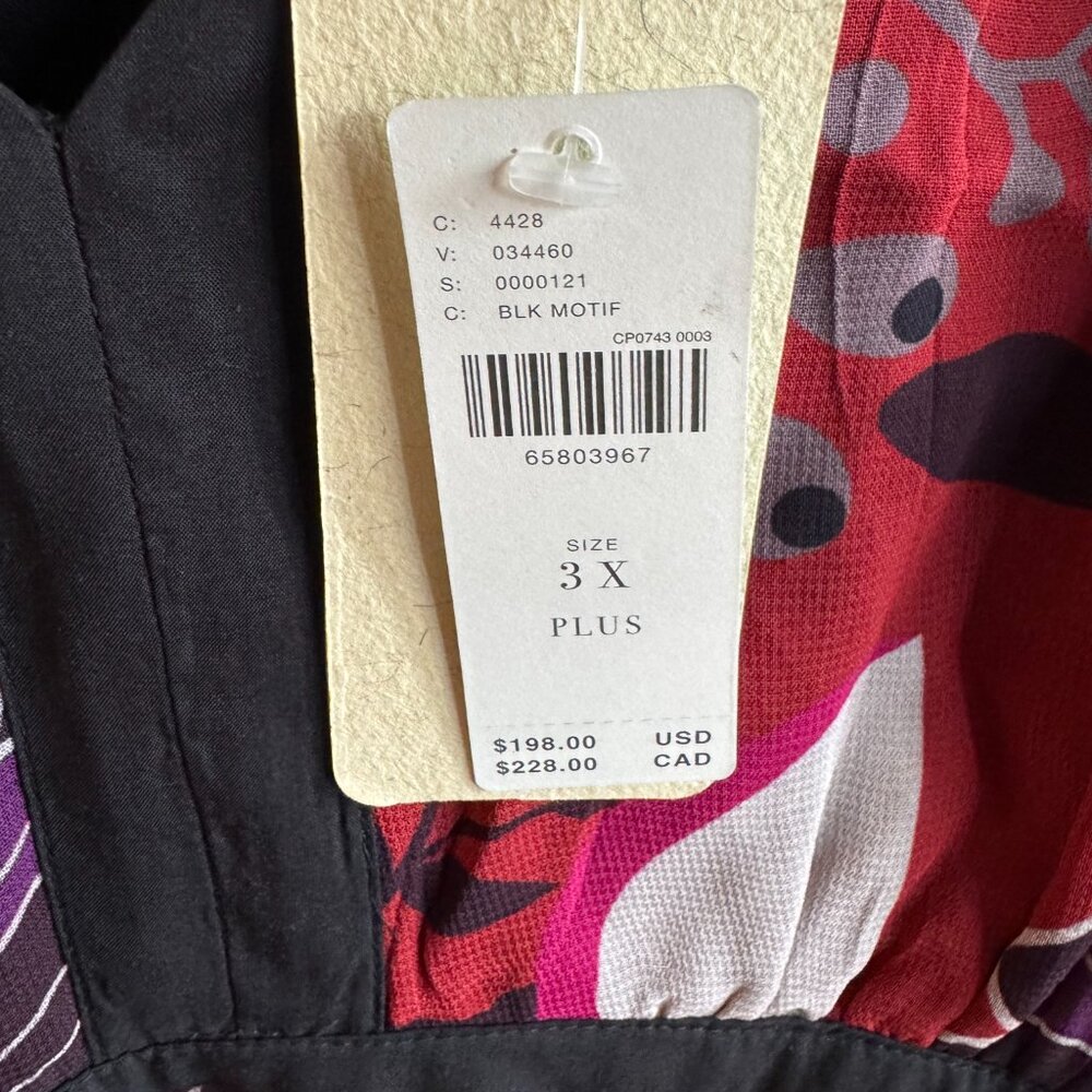 NWT Anthropologie Let Me Be Floral Midi Dress - Plus Size - Picture 2 of 5